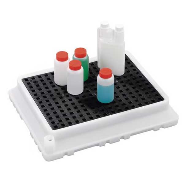 Long-Lasting Drip or Spill Polyethylene Lab Tray