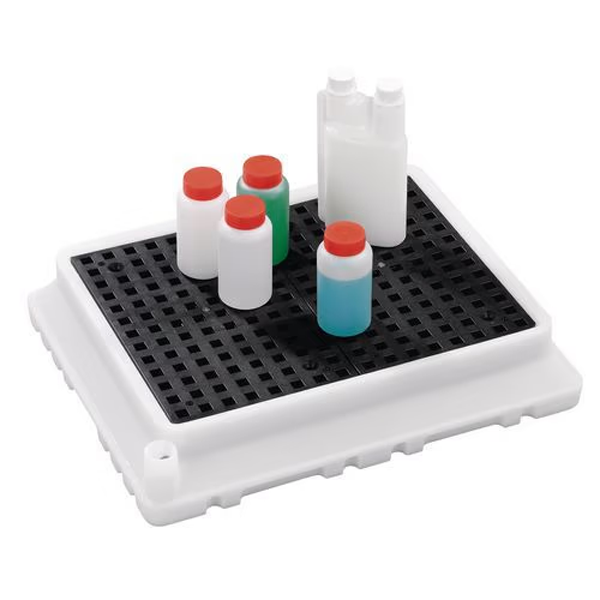 Long-Lasting Drip or Spill Polyethylene Lab Tray
